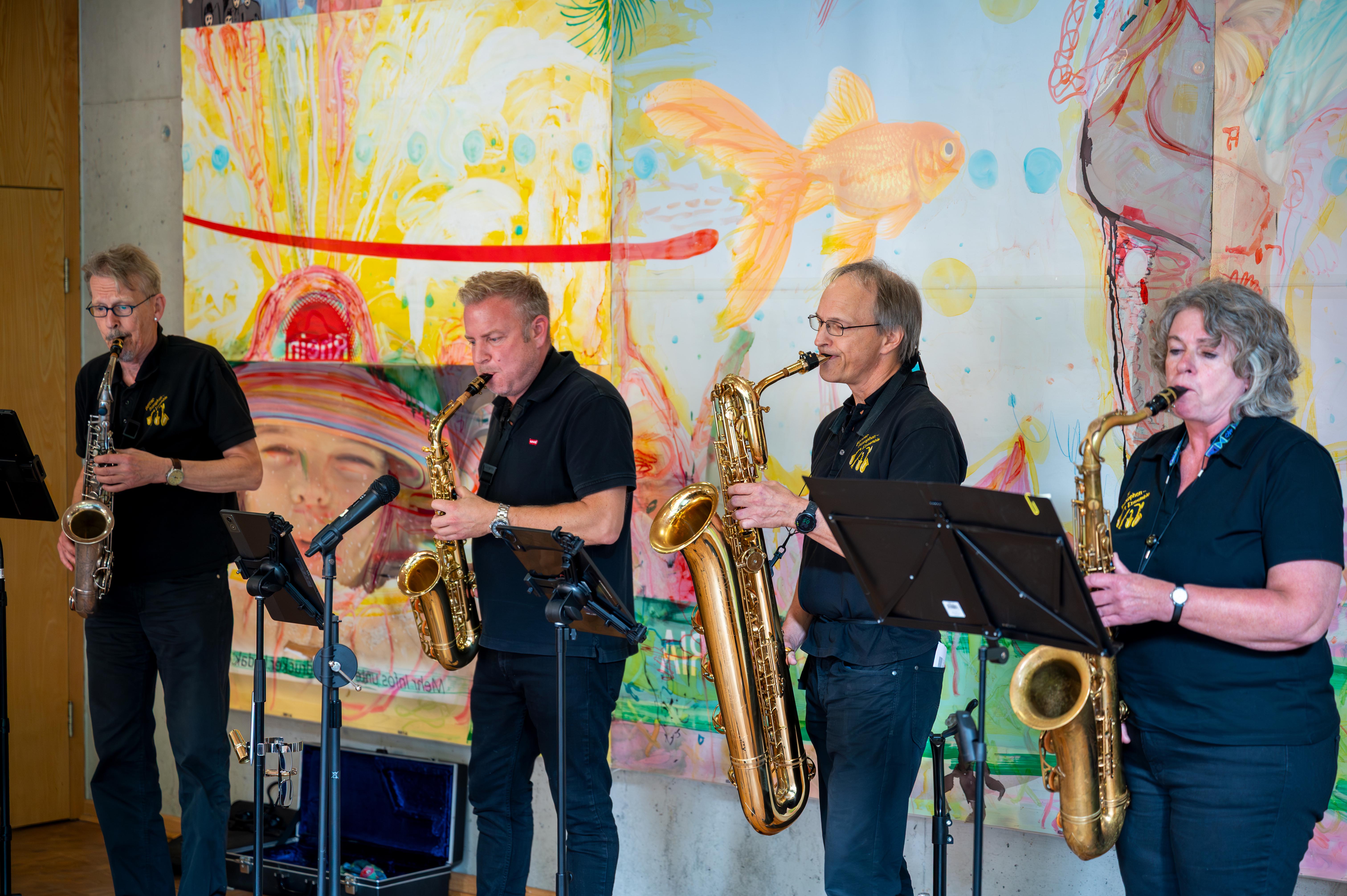 Bonner Saxophon-Ensemble spielt Benefizkonzert