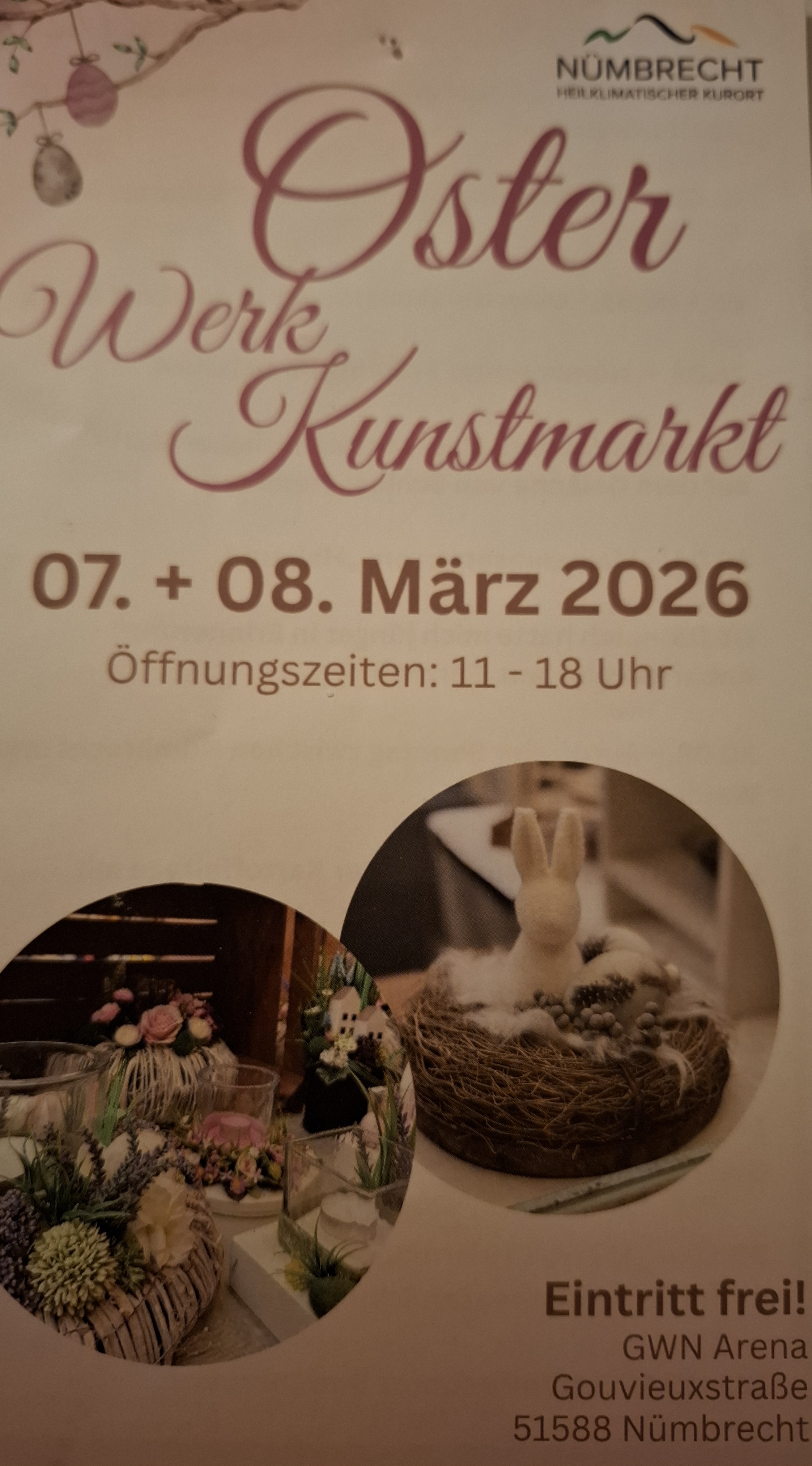 Ostermarkt in Nümbrecht 2026 Eintritt frei